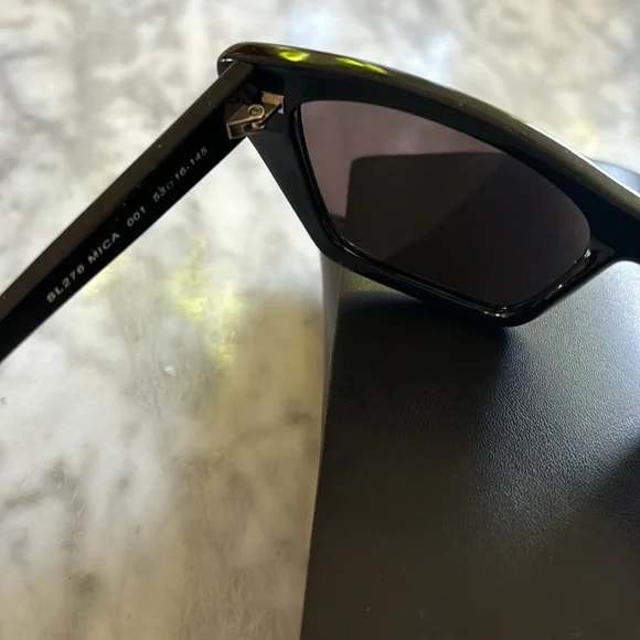 Saint Laurent Black Sunglasses - Picture 7 of 9